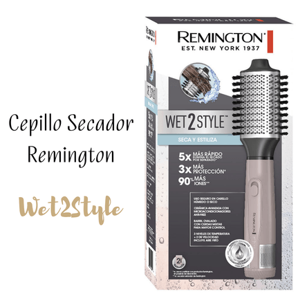 Cepillo Secador Voluminizador Remington WET2STYLE