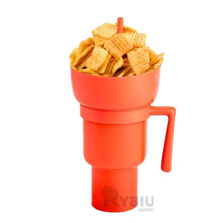 Recipiente Versatil en Color Naranja Y+Post-it adhesivos Recipiente Versatil en Color Naranja Y+Post-it adhesivos