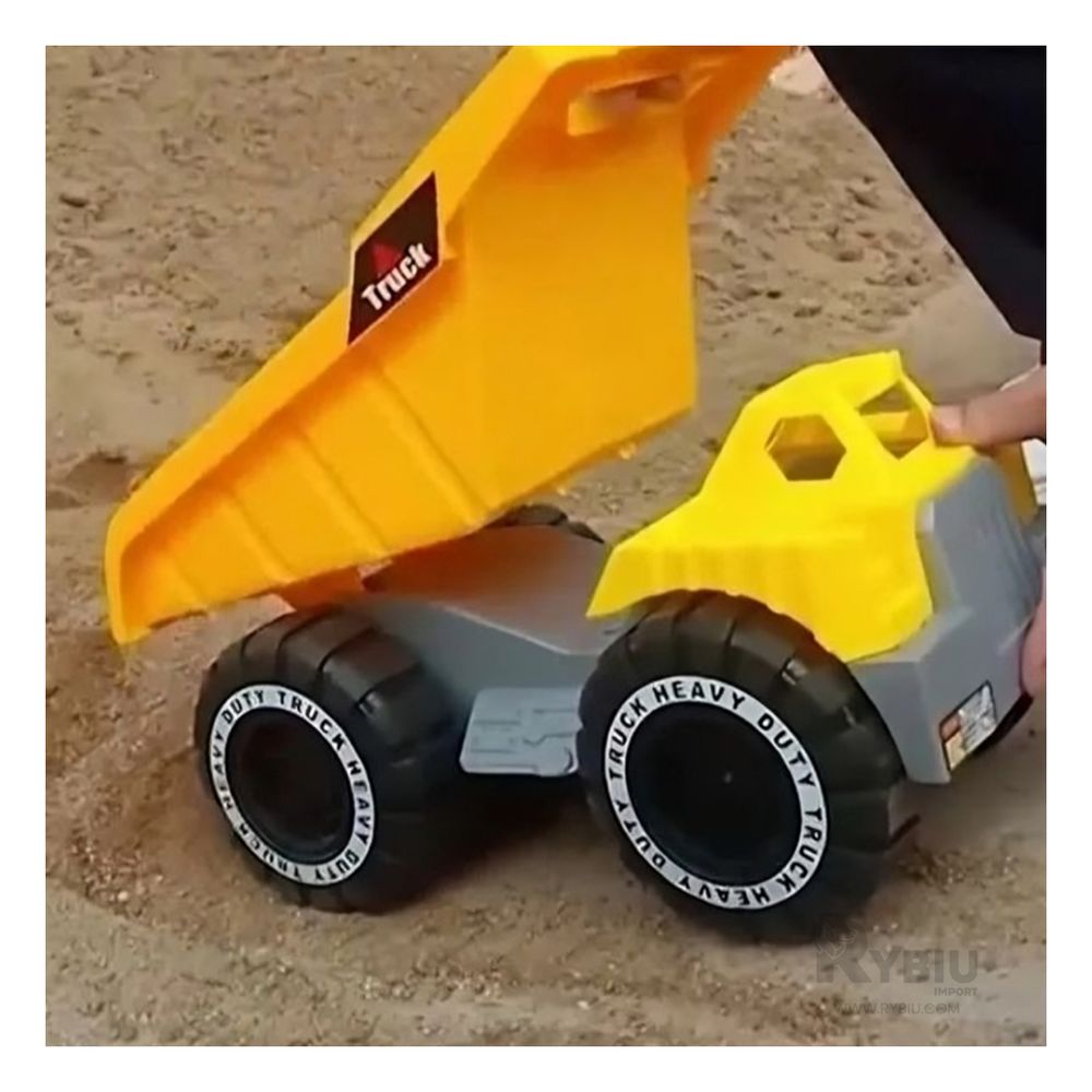 Carro Ideal para Juegos de Playa Amarillo Y+Stickers Carro Ideal para Juegos de Playa Amarillo Y+Stickers