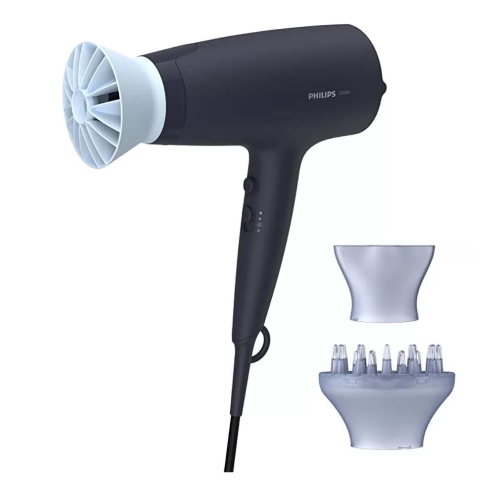 Secadora De Cabello Philips 2100 W + Difusor Y 6 Vel Bhd360 Secadora De Cabello Philips 2100 W + Difusor Y 6 Vel Bhd360