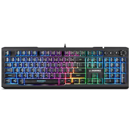 Teclado Gamer Micronics Avanty K170 Alambrico Conexión USB Iluminación RGB Teclado Gamer Micronics Avanty K170 Alambrico Conexión USB Iluminación RGB
