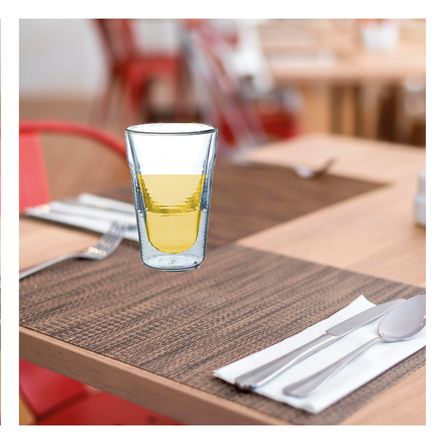 Vaso de Vidrio en Tono Transparente Y+Agendita Vaso de Vidrio en Tono Transparente Y+Agendita