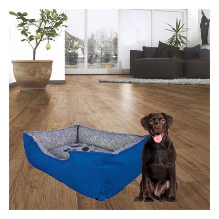 Cama Funcional de Mascota Talla L Tono Azul Y+Stickers Cama Funcional de Mascota Talla L Tono Azul Y+Stickers