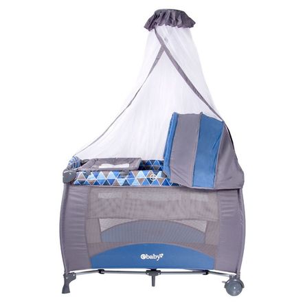 Cuna Corral Sally Azul Ebaby