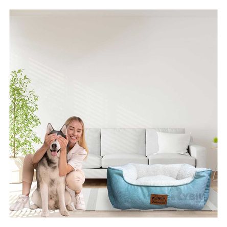 Cama de Color Verde Hade para Mascota en Talla L Y+Agendita