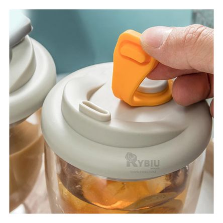 Vaso para Bebidas Frias en Tapa Plomo con Naranja Y+Agendita