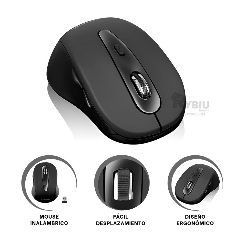 Mouse Minimalista y Practico en Color Negro Y+Agendita | Promart.pe ...