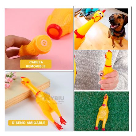 Juguete de Perro Util Talla S en Amarillo Y+Papel de Regalo