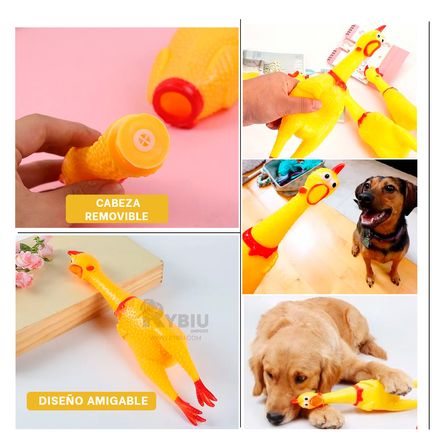 Juguete Divertido para Perros en Amarillo Y+Papel de Regalo