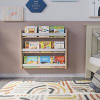Librero Infantil TU MESITA Flotante Leo color Blanco 3 niveles