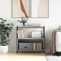 Estante Librero Industrial TU MESITA Ringo color Gris 1 nivel