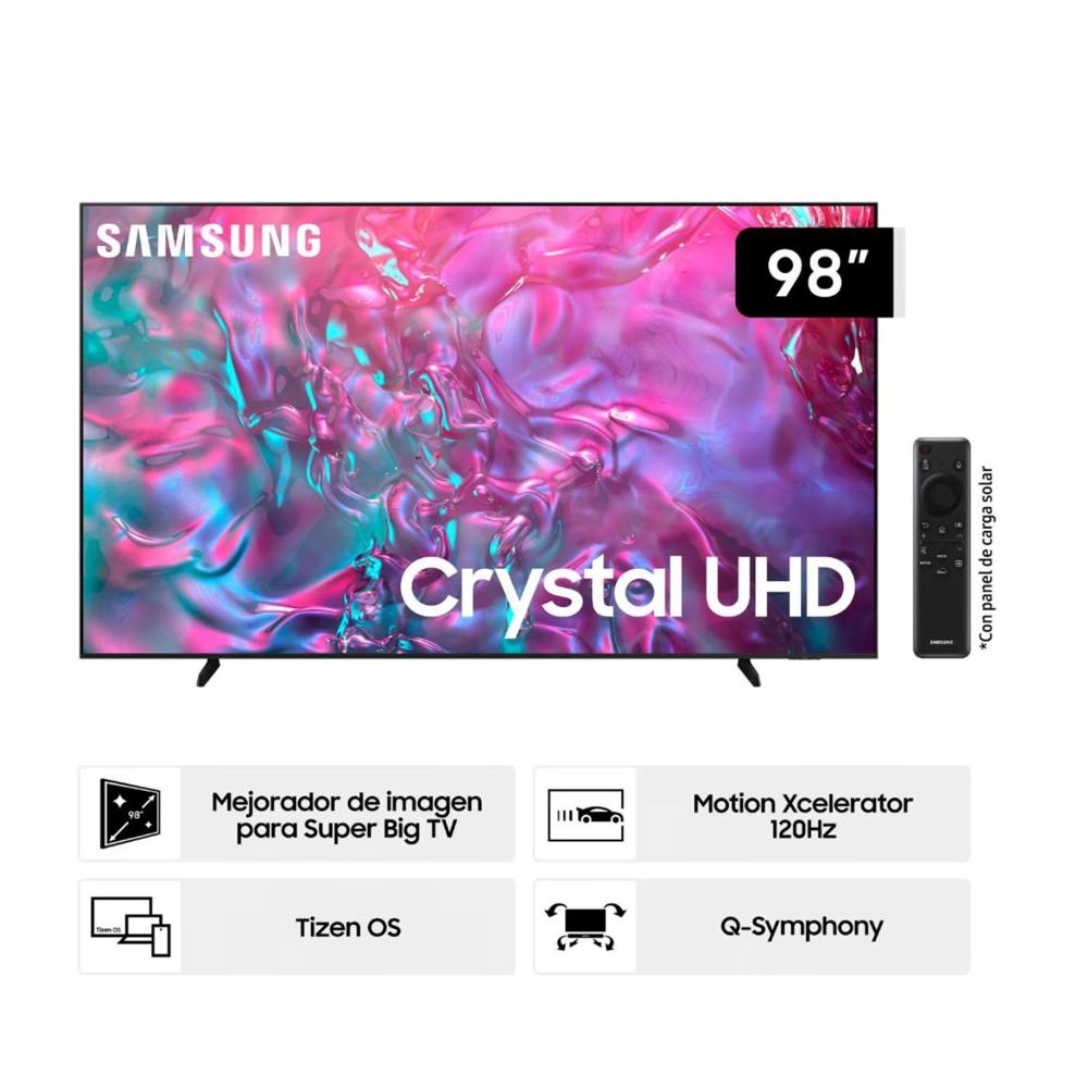 Televisor Samsung LED 98"" Crystal UHD 4K Tizen OS Smart TV DU9000