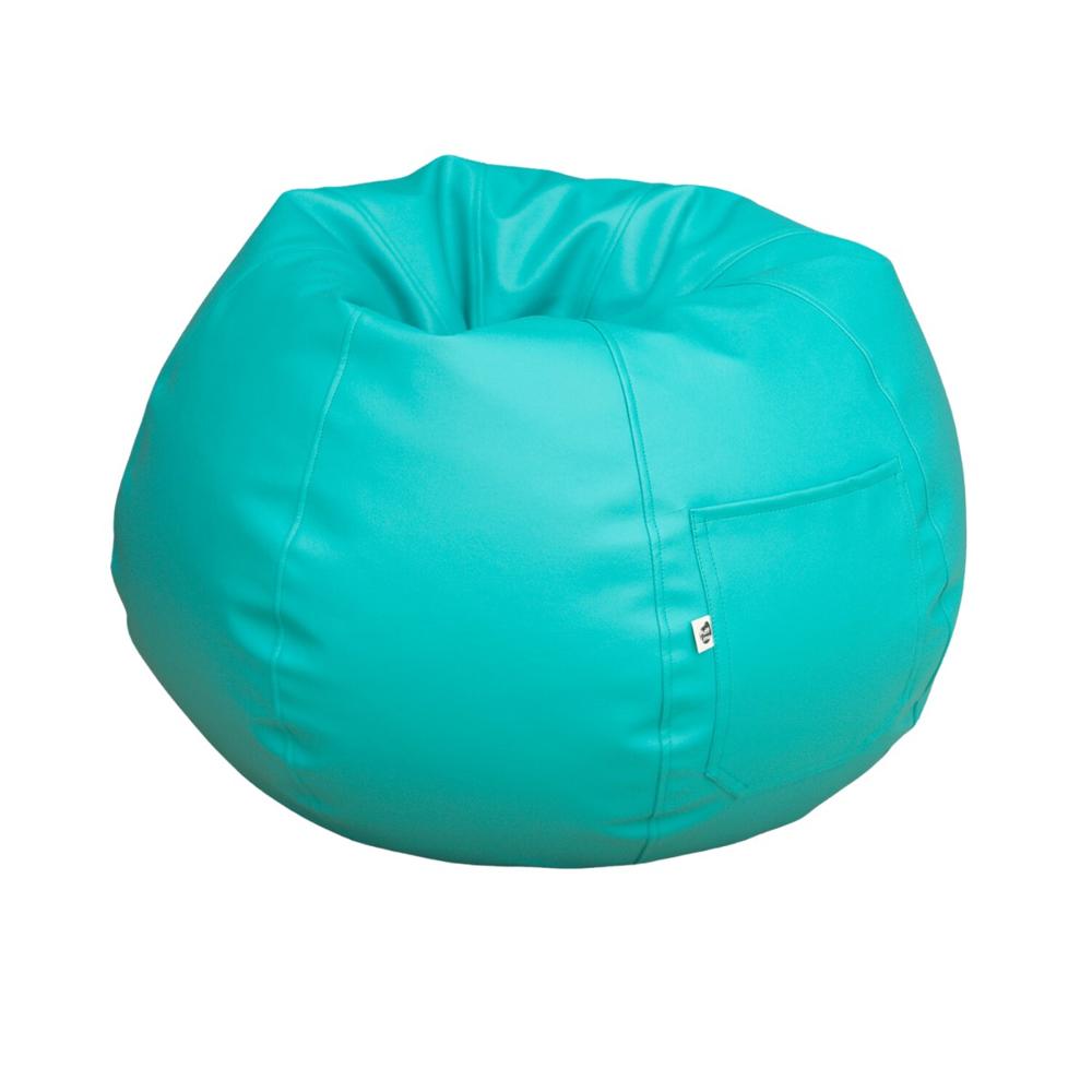 Puff Burbuja Mediano Ultracuero Verde Jade PuffLima