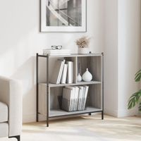 Librero Estante TU MESITA Mirlo Color Gris 2 niveles