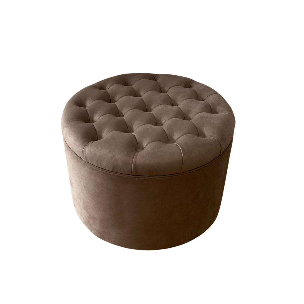 Puff Baul Isis Mediano Tabaco PuffLima