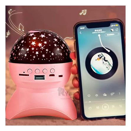 Parlante Funcional con Farol en Color Rosado Y+Agendita Parlante Funcional con Farol en Color Rosado Y+Agendita