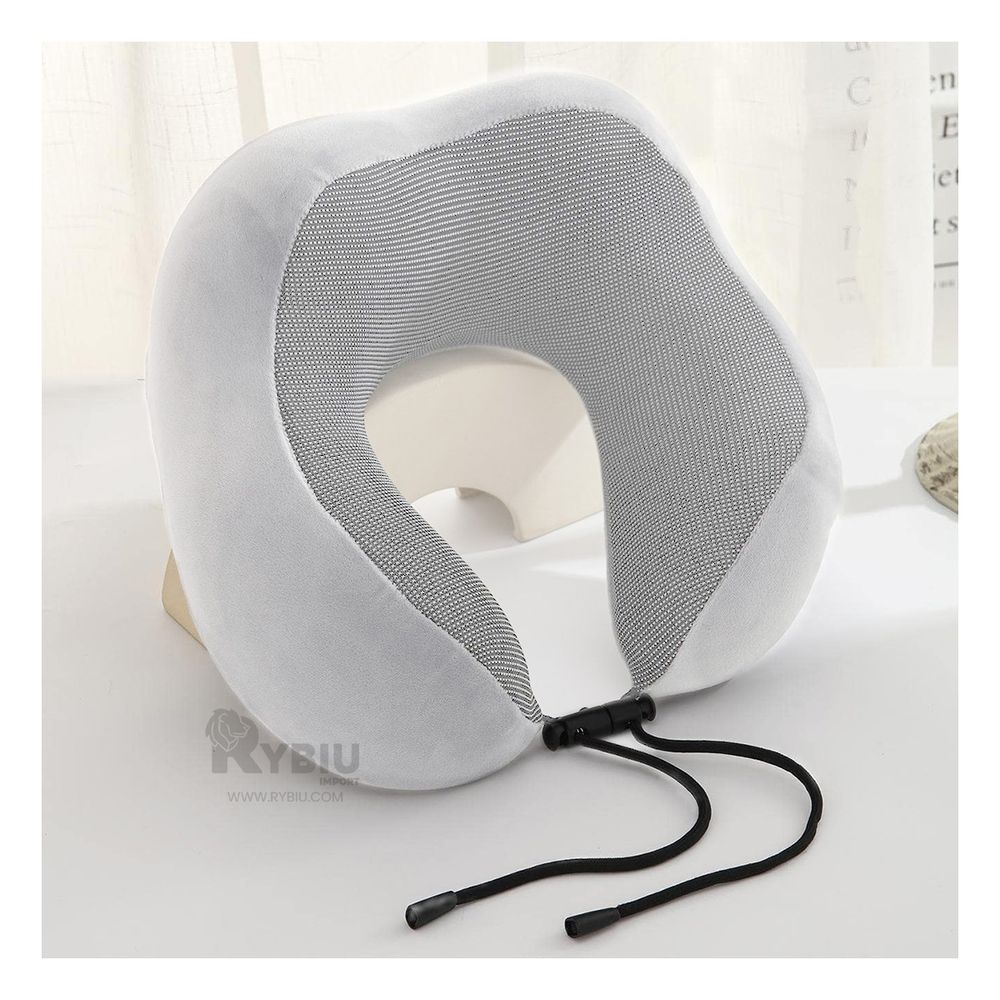 Almohada de Cuello para Viajar en Color Plomo Almohada de Cuello para Viajar en Color Plomo