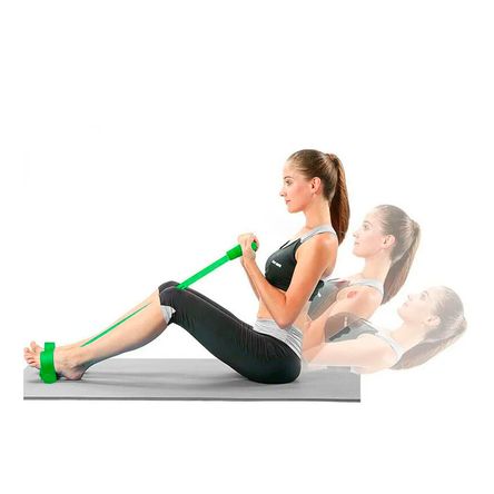 Liga para Entrenamiento Abdominal en Color Verde Y+Agendita