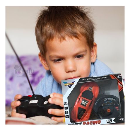 Carro a Control Remoto Rapido en Color Rojo Carro a Control Remoto Rapido en Color Rojo