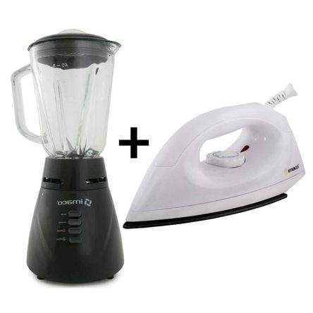 Combo Imaco de Licuadora BL4125VN + Plancha Id1 Combo Imaco de Licuadora BL4125VN + Plancha Id1