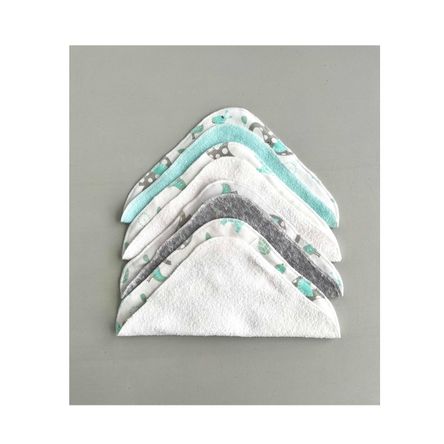 Babitas para Bebé Pack x4 Algodon Reverso Felpa Babitas para Bebé Pack x4 Algodon Reverso Felpa