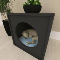 Cama para Mascotas Nacion Muebles Bingo Color Negro