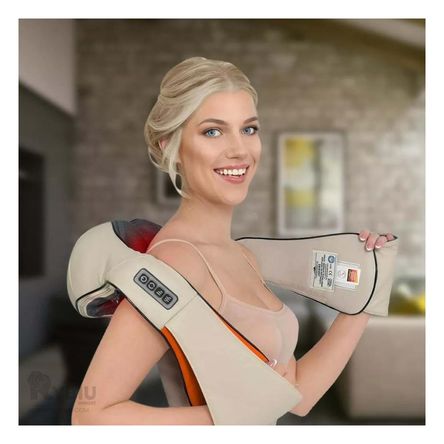 Masajeador con 3 Niveles para Cintura Anaranjado Y+Stickers Masajeador con 3 Niveles para Cintura Anaranjado Y+Stickers