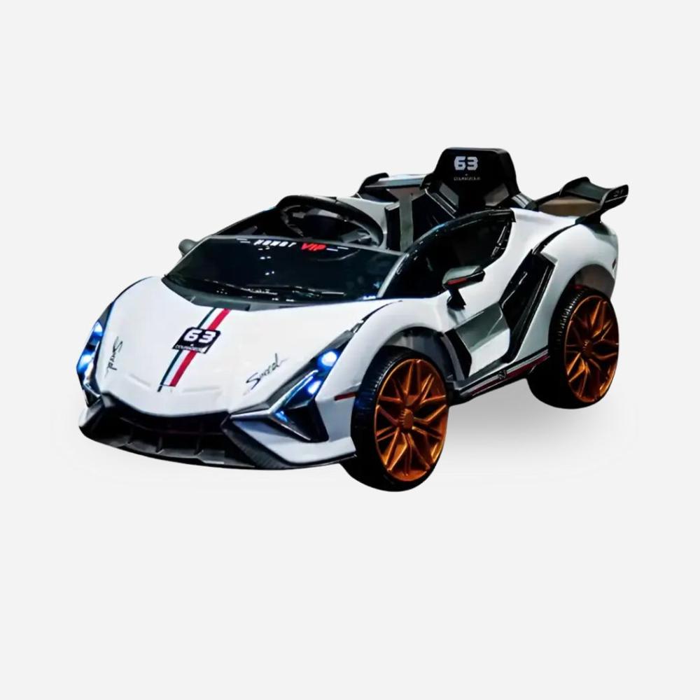 Auto Modelo Lamborguini para Niños Blanco
