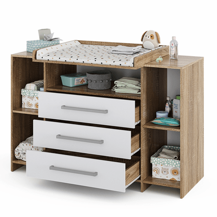 Comoda Cambiador Bebe Ryder Bicolor DIBA Muebles Comoda Cambiador Bebe Ryder Bicolor DIBA Muebles