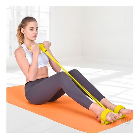 Liga Elastica de Resistencia Abdominal Pull Reducer Amarillo