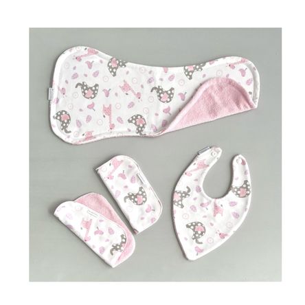 Babitas Bebé Set x4 Babita Hombrera Babero Bandana Babitas