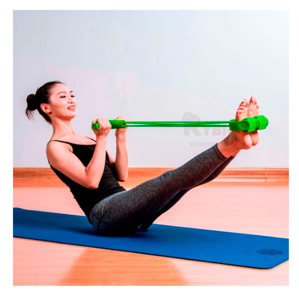 Liga Elastica de Resistencia Abdominal Pull Reducer en Verde Liga Elastica de Resistencia Abdominal Pull Reducer en Verde