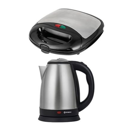Combo Imaco Sandwichera ISG014A + Hervidora KE1801 Combo Imaco Sandwichera ISG014A + Hervidora KE1801