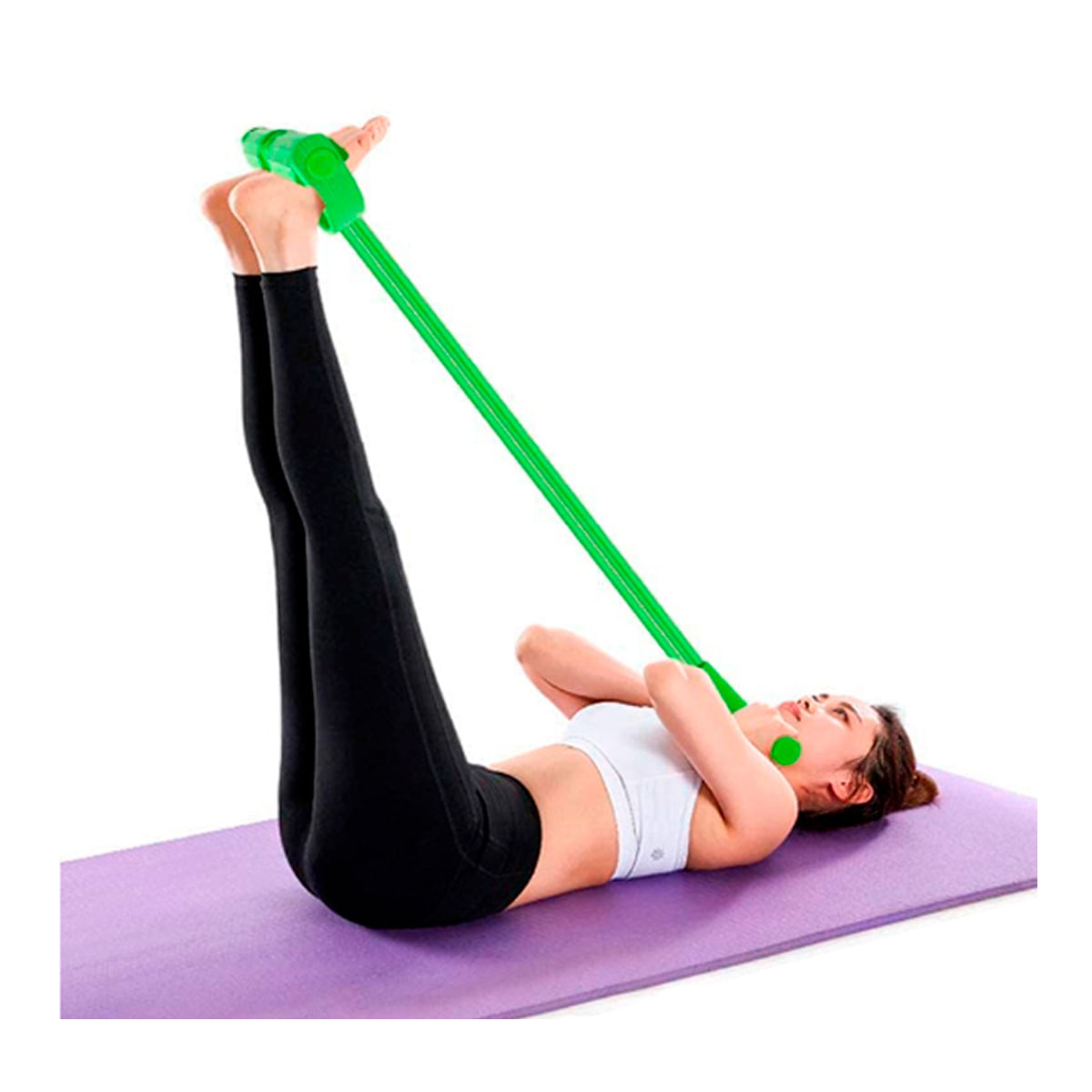 Liga Resistente para Entrenar de Color Verde Y+Stickers