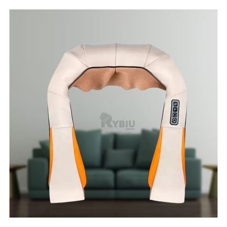 Masajeador de Cuello y Espalda Anaranjado Y+Papel de Regalo Masajeador de Cuello y Espalda Anaranjado Y+Papel de Regalo