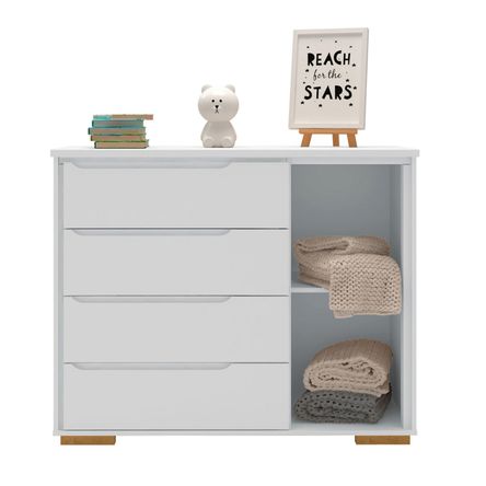 Comoda Moderna Nardo Blanco DIBA Muebles Comoda Moderna Nardo Blanco DIBA Muebles