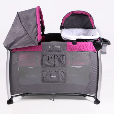 Cuna Corral Moises con Cambiador Ebaby Lauren EB730 Rosado Cuna Corral Moises con Cambiador Ebaby Lauren EB730 Rosado