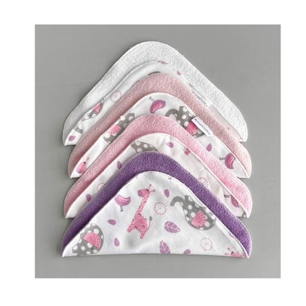 Babitas para Bebé Algodón Reverso Felpa Pack x4 Babitas para Bebé Algodón Reverso Felpa Pack x4