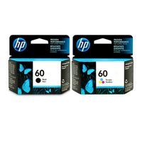 KIT TINTA HP 60 TRICOLOR - NEGRO original