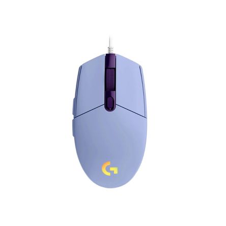 Mouse Logitech G203 RGB LIGHTSYNC con 6 botones para juegos Lila Mouse Logitech G203 RGB LIGHTSYNC con 6 botones para juegos Lila
