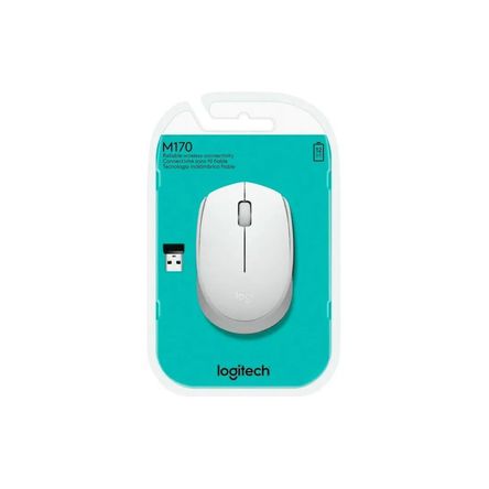 Mouse Logitech M170 Wireless Blanco