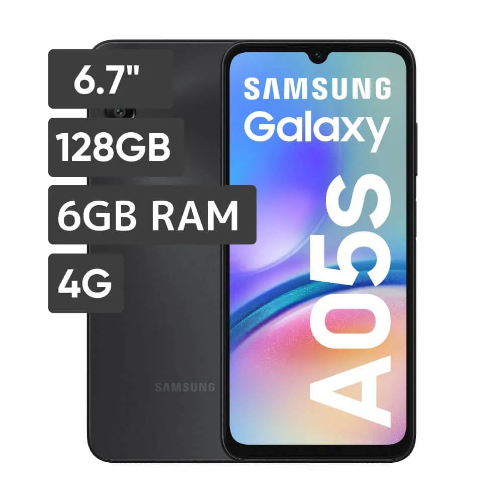 Celular Samsung Galaxy A05s 128GB Rom 6GB Ram Negro