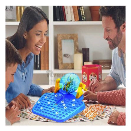 Bingo Atractivo para Juegos en Casa Color Celeste Y+Agendita Bingo Atractivo para Juegos en Casa Color Celeste Y+Agendita