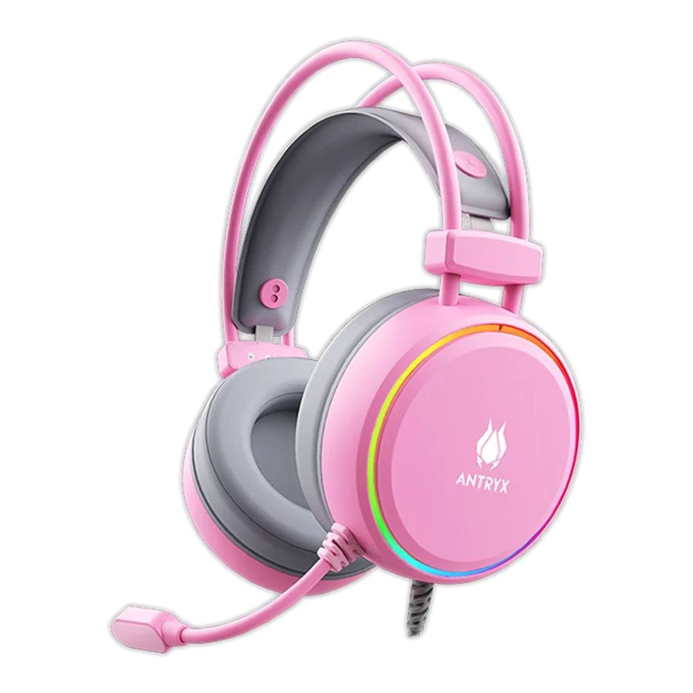 Audífono con Micrófono ANTRYX Kirby 7.1 - Rosado Audífono con Micrófono ANTRYX Kirby 7.1 - Rosado