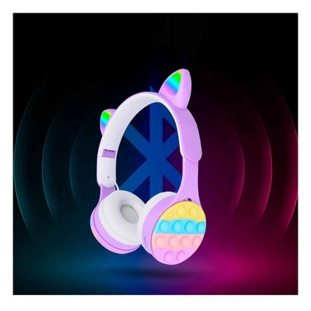 Audifonos Modernos con Diseño en Lila Y+Papel de Regalo Audifonos Modernos con Diseño en Lila Y+Papel de Regalo