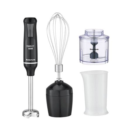 Batidora de Inmersion Taurus Robot 500 Plus Inox II Negro Batidora de Inmersion Taurus Robot 500 Plus Inox II Negro