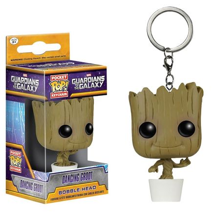 Funko Pop Keychain Guardianes de la Galaxia Dancing Groot Llavero