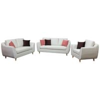 Juego de Sala Mallma Deco 3 2 1 Berlin Ivory