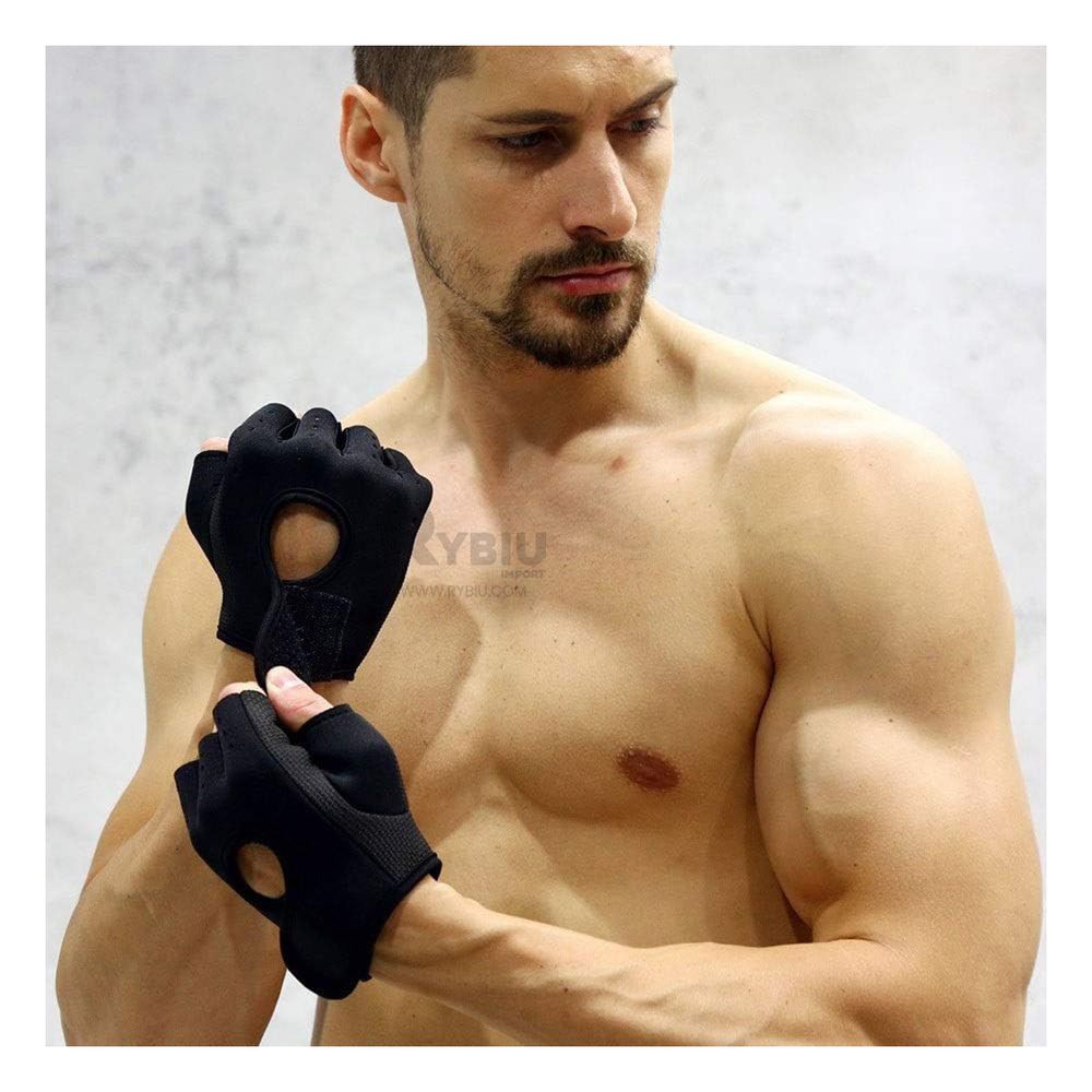 Guantes Deportivos Estandar de Neopreno en Color Negro Guantes Deportivos Estandar de Neopreno en Color Negro