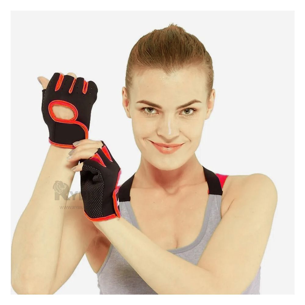 Guantes Deportivos Estandar de Neopreno en Color Rojo Guantes Deportivos Estandar de Neopreno en Color Rojo